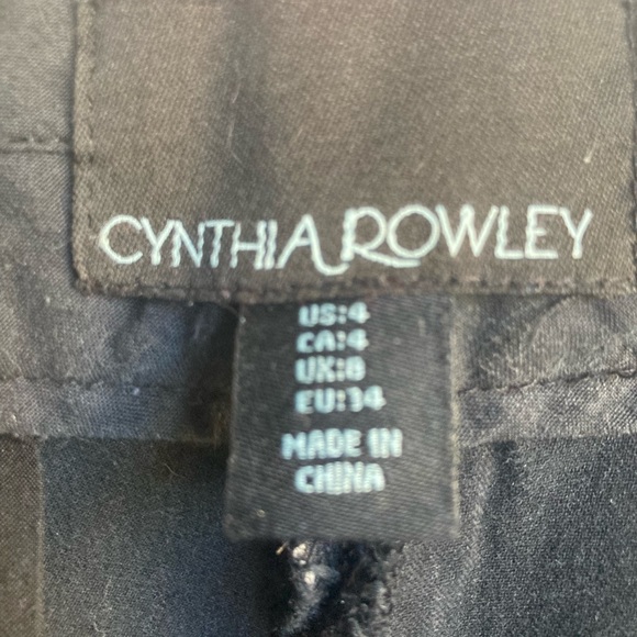 Cynthia Rowley size 4 cigarette pants - Picture 9 of 11